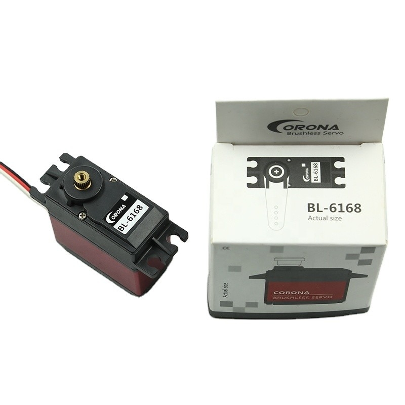 Brushless Servo Motor Rc Helicopter Camera Metal Gear 63.6g Corona BL6168